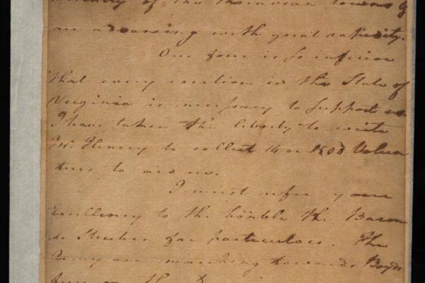 Letter from Nathanael Greene