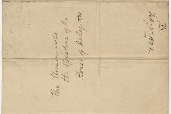 Letter from Governor Randolph Docket