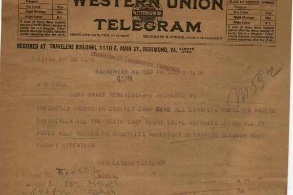 Telegram from Judge Latham