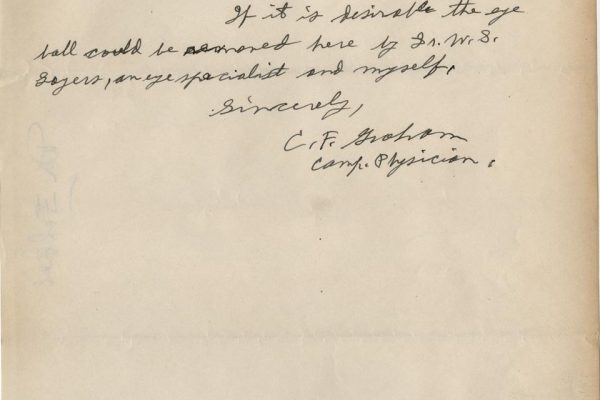 Letter from C.F. Graham pg. 2