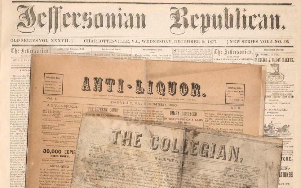 Anti-Liquor, College, and Charlottesville papers donated to LVA