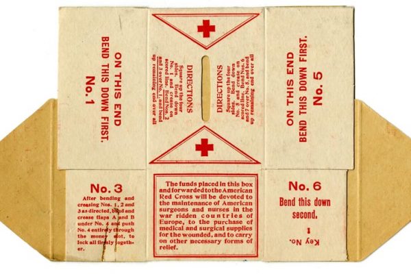 Mite box from American Red Cross