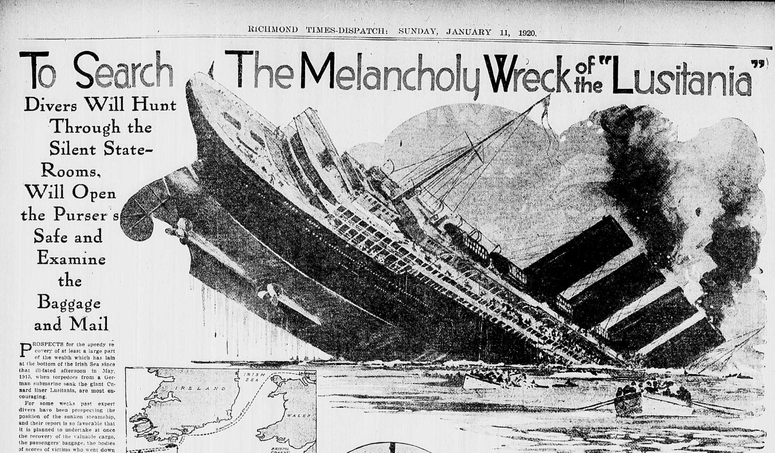 The Sinking of the Lusitania: 100 Years Later