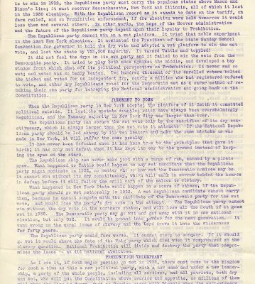 January Bullentin - Press Release, Friday, January 14, 1931, Governor John Garland Pollard Executive Papers, 1931