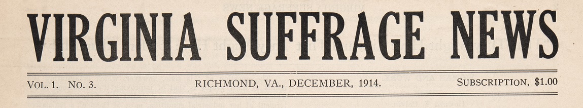 Virginia Suffrage News