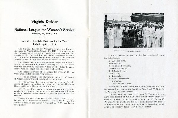 Annual Report for Woman's service