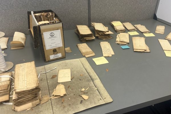 We examine each box one at a time, selecting records related to enslaved or free Black people and then sort them by record type.