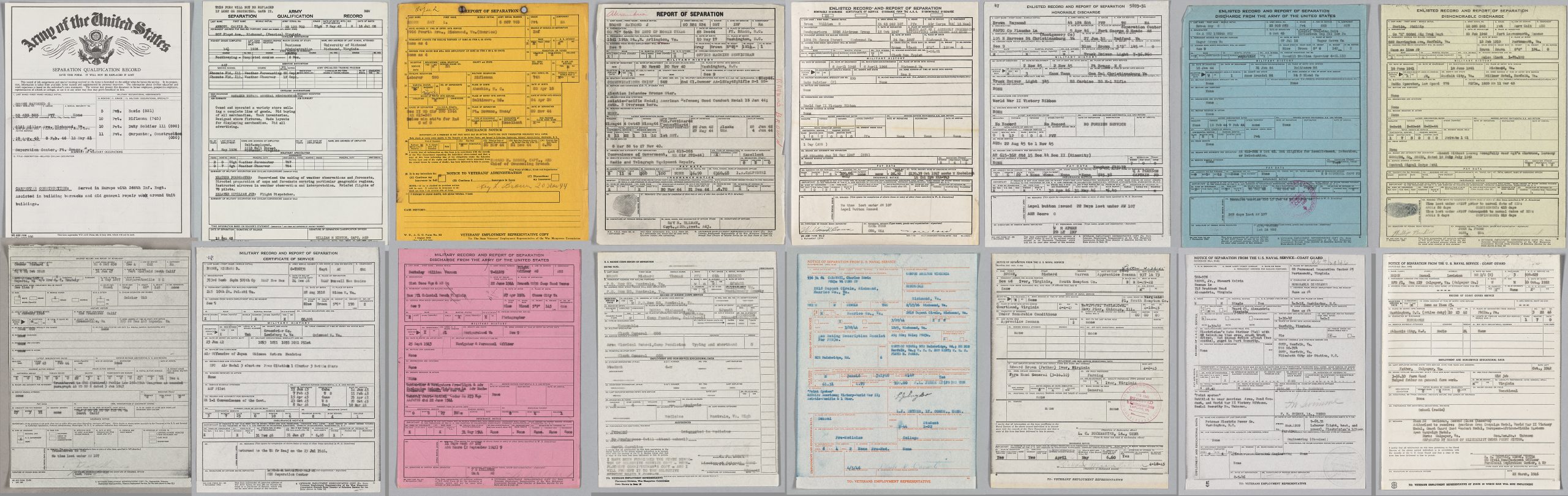 World War II Separation Notices: Marines Collection and Future